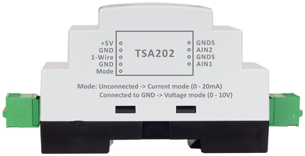 2-Kanal-1-Wire-Analog-Eingangsmodul TSA202
