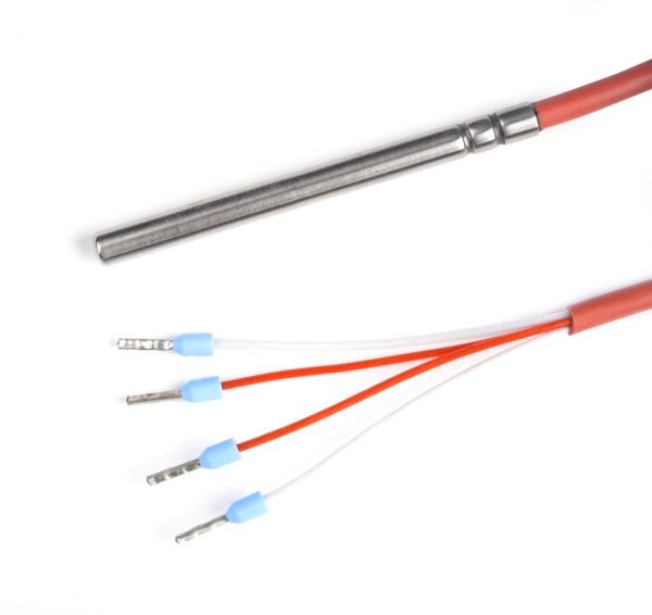 Cable temperature sensor Pt100 A, -100 to 200 °C, 4-wire, 10 m