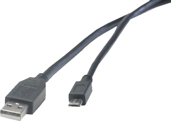 USB 2.0 Kabel, A an Mini B, 2 m