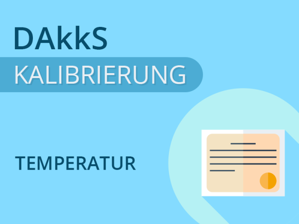 DAkkS calibration certificate temperature for Querx PT