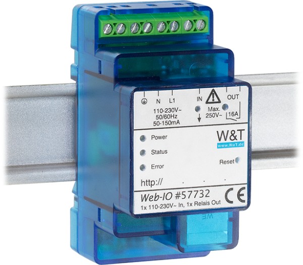 Web-IO 4.0 Digital, 1x 230V In, 1x Relay Out